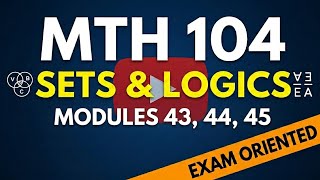 Mth104 Short Lecture Module 43,44,45