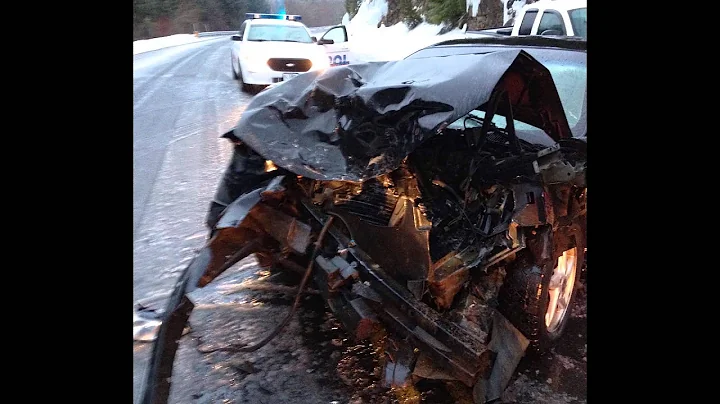 Siblings involved in a head on collision with one ...