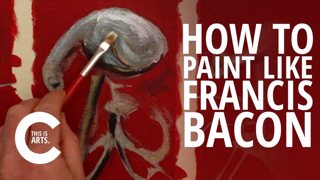 HOW TO PAINT LIKE FRANCIS BACON WITH CIRCLE LINE | CANVAS