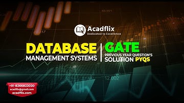 3. GATE and ISRO Questions on Normalization in DBMS || GATE CS || ISRO CS