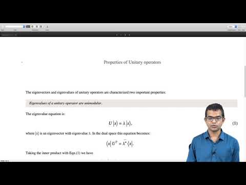 mod03lec29 - Unitary