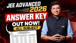 JEE Advanced 2026 Answer Key || LIVE DISCUSSION with NV Sir #jee #iit #nvsir