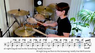 정국(Jung Kook)-Standing Next to You Drum Cover,Drum Sheet,Score,Tutorial.Lesson