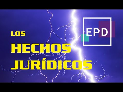 Video: Tipos De Hechos Legales