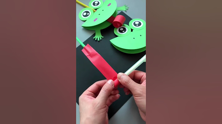 DIY funny frog