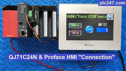 QJ71C24N & Proface HMI "RS232 Connection" Tutorial