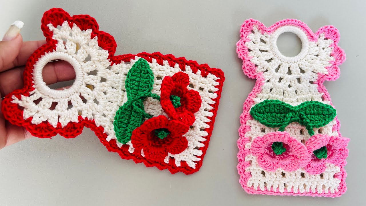 Porta isqueiro em crochê vestidinho rápido e fácil ou porta fósforo