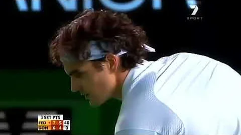 Roger Federer VS F. Gonzalez | Australia Open 2007 Final | Roger Federer Career Singles Title #10