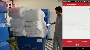 Linen & Laundry Counting, Sorting with RFID