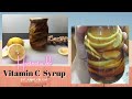 Homemade vitamin c syrup for kidsadult  lemon syrup  all natural ingredients