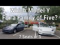 2021 Tesla Model Y 7 Seater vs 5