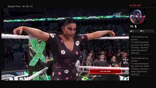 IkoniqKulture's Live PS4 WWE2k25 GM mode