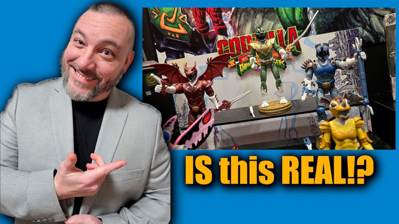 I FOUND Power Rangers and Godzilla CROSSOVER TOYS!?