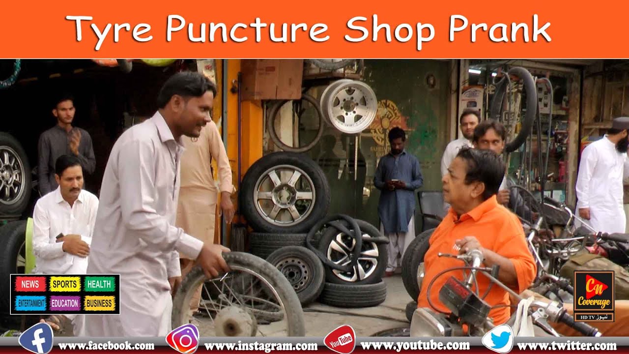 TYRE PUNCTURE SHOP PRANK | PUNCTURE WALA | 2021...