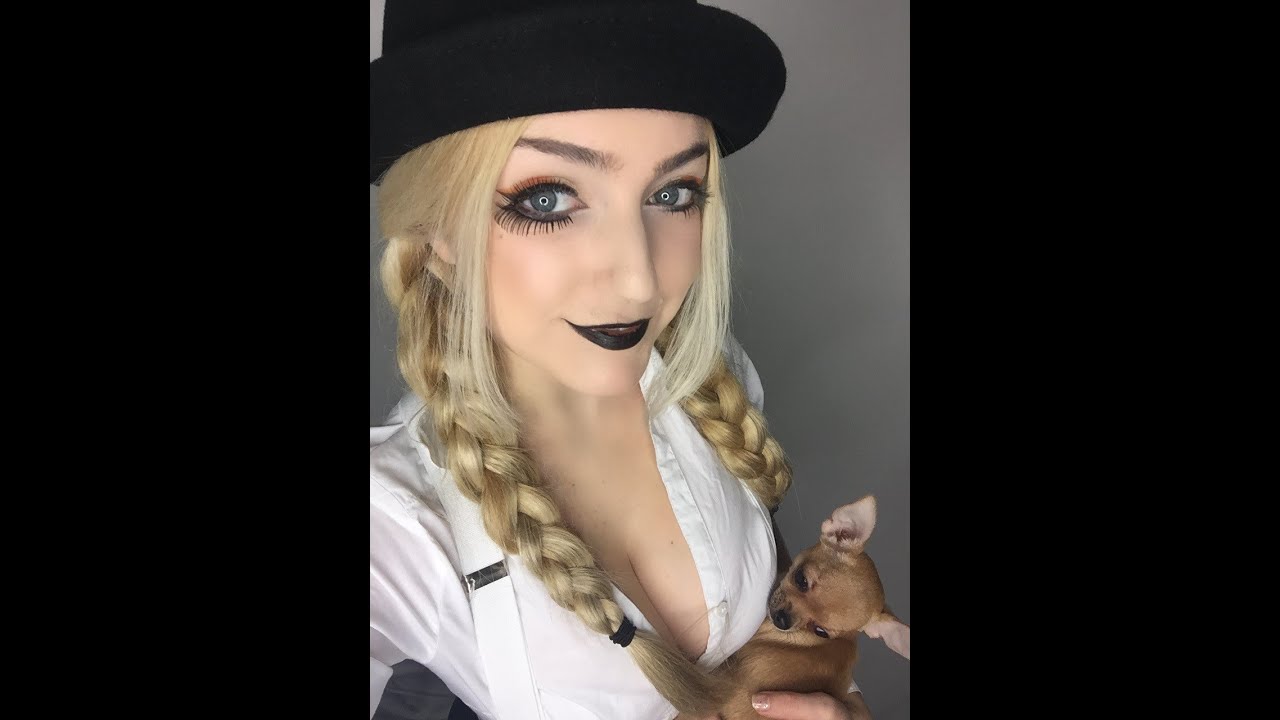 ClockWork Orange Inspired Makeup YouTube