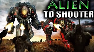 Alien TD Shooter - SOME TOWER DEFENSE! - Let's Play Alien TD Shooter Gameplay & Playthrough Part 1