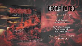 DECAPITATED - Human's Dust - 90% Tempo (140 BPM) Backing Track