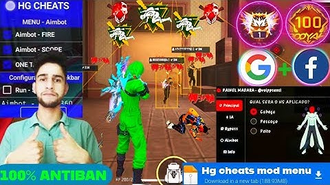 Free fire hack | ff hack mod menu download | free fire headshot hack | hg cheats antiban mod menu