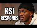 KSI RESPONDS To Being Cancelled  (On Camera)