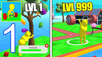 Muscle Land - Gameplay Walkthrough Part 1 (iOS, Android)