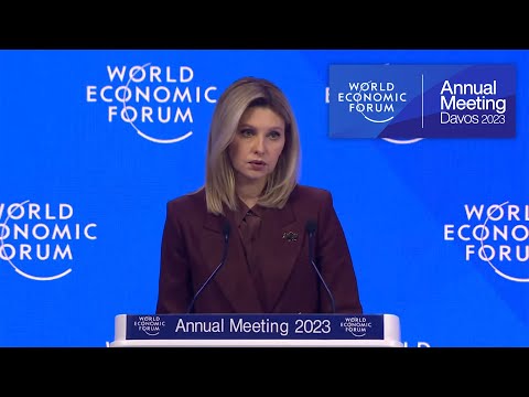 Special Message from Olena Zelenska, First Lady of Ukraine | Davos 2023 | World Economic Forum thumbnail