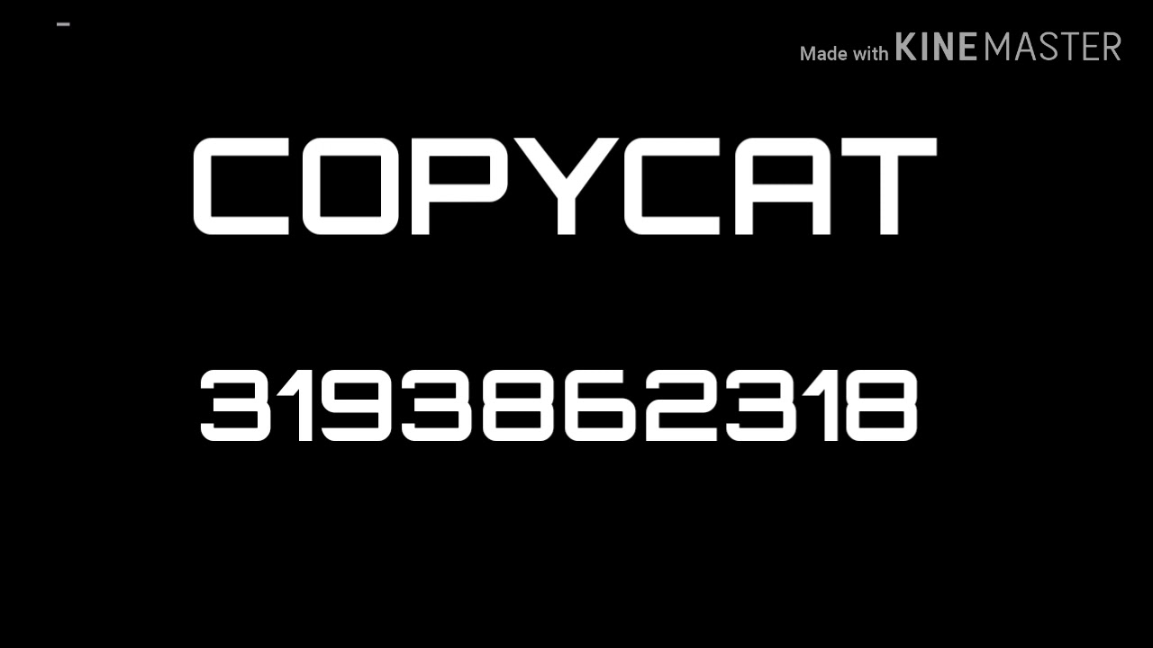 Music Id Code Im A Bad Guy Copycat For Roblox Youtube - youtube copycat roblox code