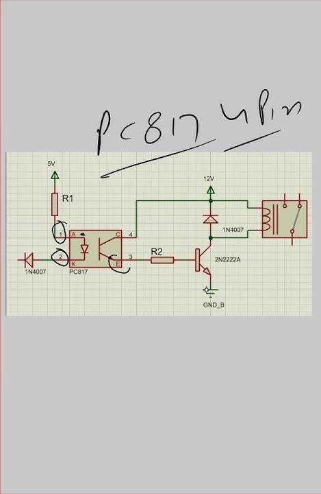 pc817 optocoupler working|pc817 optocoupler circuit diagram - YouTube
