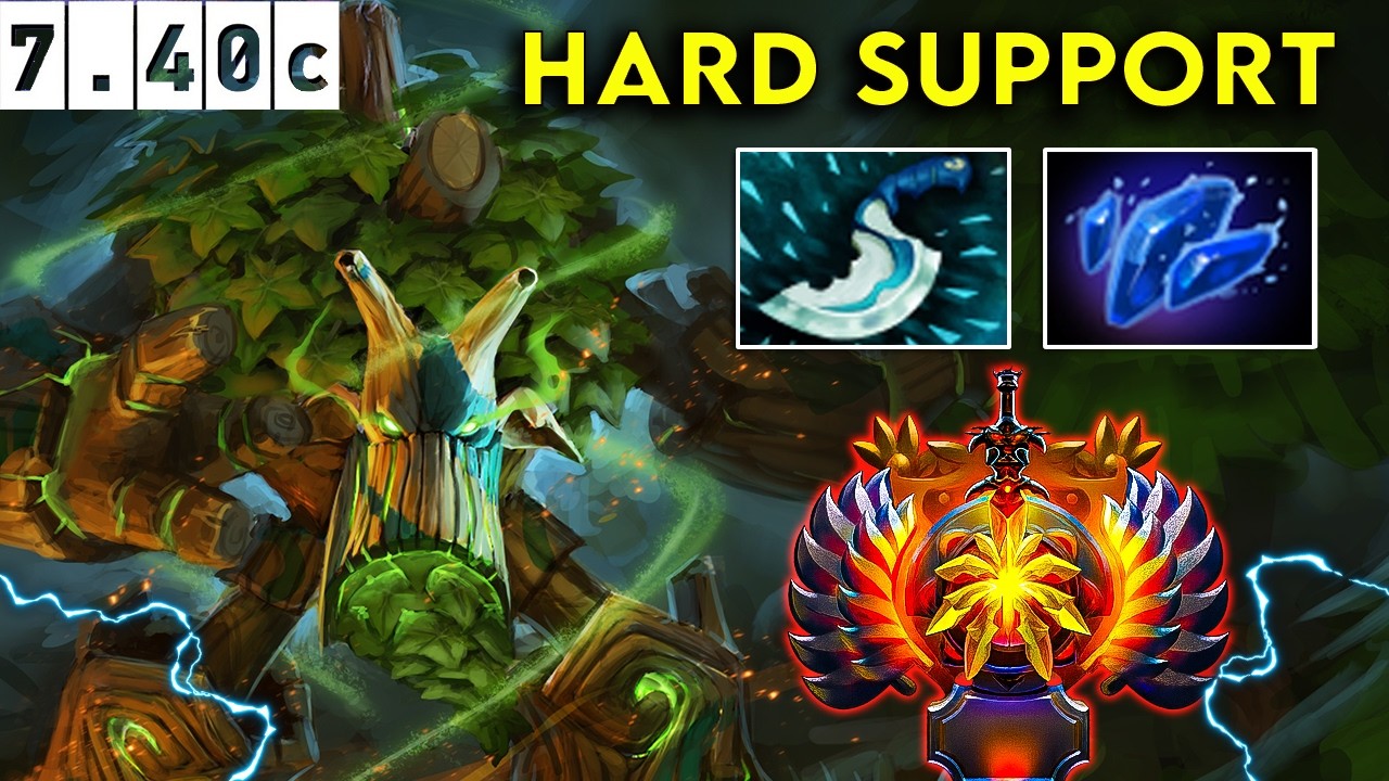 Treant Protector 🌳 Immortal Soft Support - Dota 2 Patch 7.40c Pro Pub Gameplay