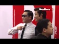 PSY and Byung hun Lee do it 'Gangnam Style' arriving at Red 2 LA Film premiere