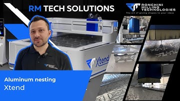 Xtend | Nesting on 10mm Aluminum Plate