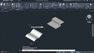 Thicken tool (AutoCAD 3D Tutorial)