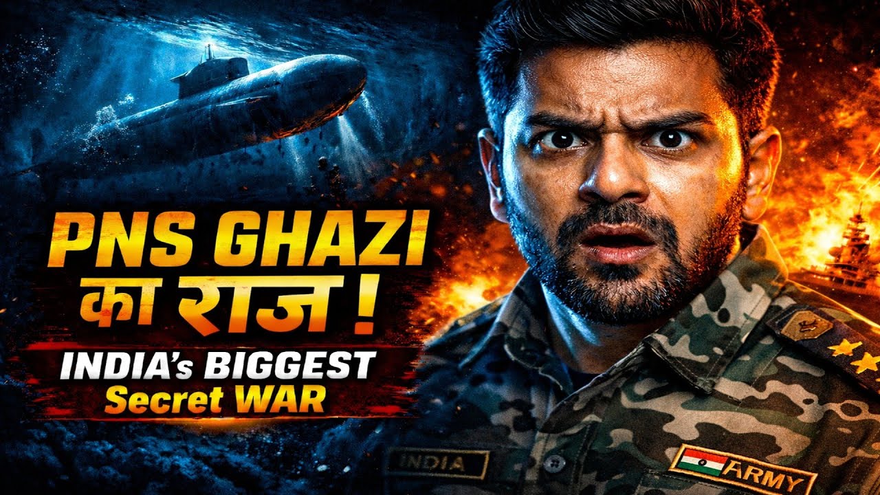 PNS Ghazi Sinking: INS Vikrant को डुबोने की साज़िश का सच 😱