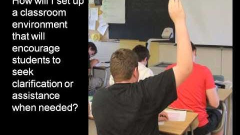 Understanding Learning Skills & Work Habits: Self-Regulation