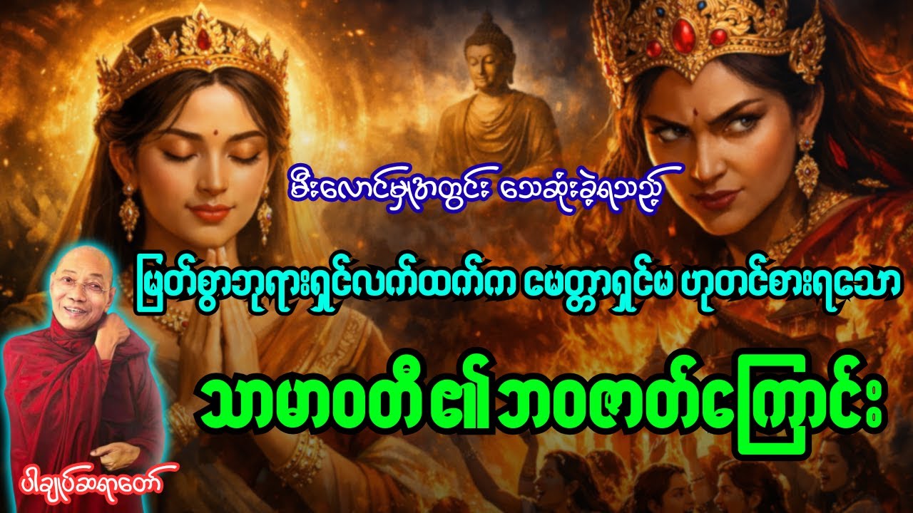 မီးလောင်မှုအတွင်းသေဆုံးခဲ့ရသည့် ဗုဒ္ဓမြတ်စွာလက်ထက်တော်ကမေတ္တာရှင်မဟု တင်စားရသော သာမာ၀တီ၏ ဘ၀အကြောင်း