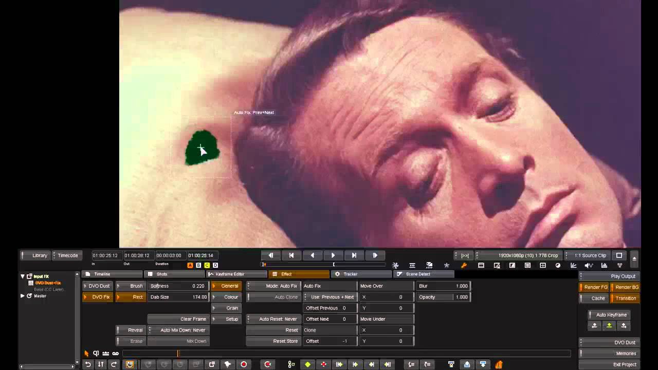 Hair Removal Lift Gamma Gain The Colorist Color Grading Forum