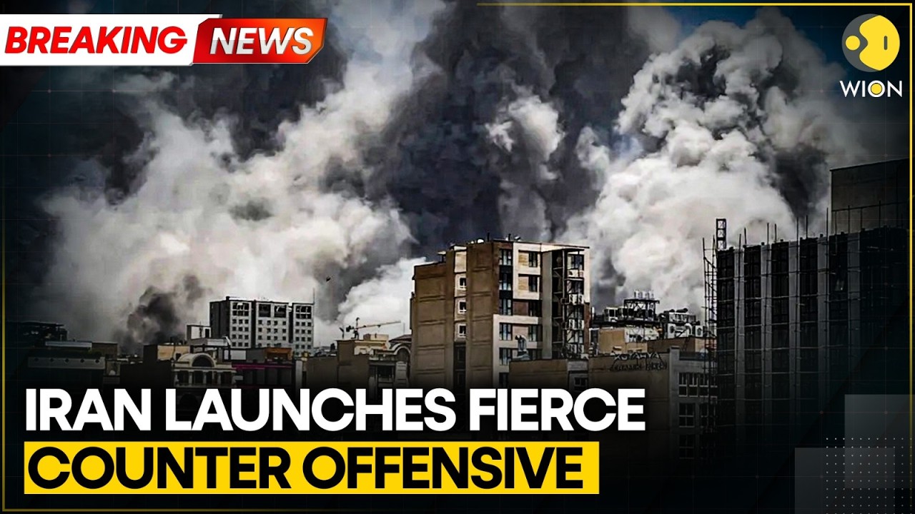 Israel-Iran War: Iran Launches Counterstrike, Fires Missiles Toward Israel | WION BREAKING