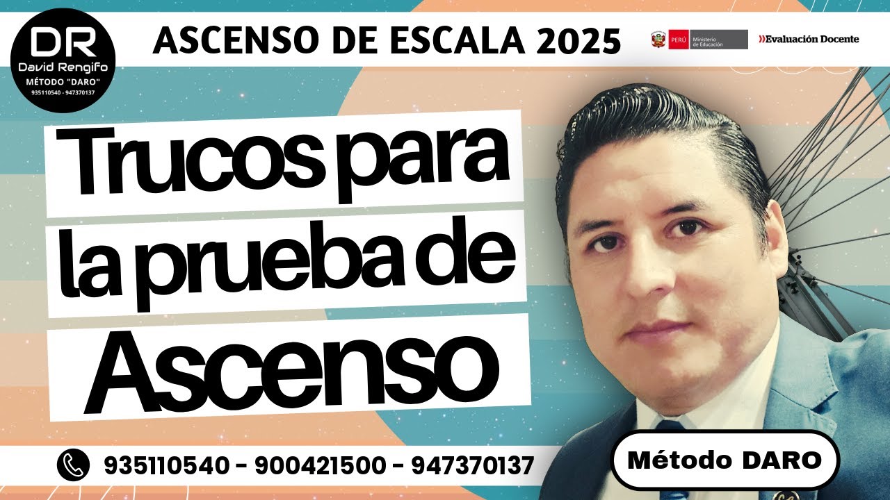 TRUCOS PARA LA PRUEBA DE ASCENSO 2025