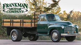 Restored 54K Mile 1952 Chevrolet 4400 Dually Flatbed - Frankman Motor Company