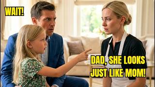 "Dad that maid is the spitting image of Mom" The millionaire looked and couldn't hold back his tears
