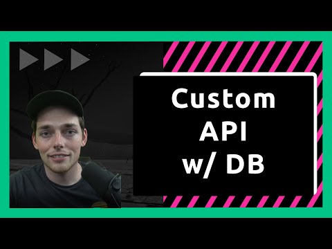 Quickly Build a Custom API - Database Backend | Python, HTTP