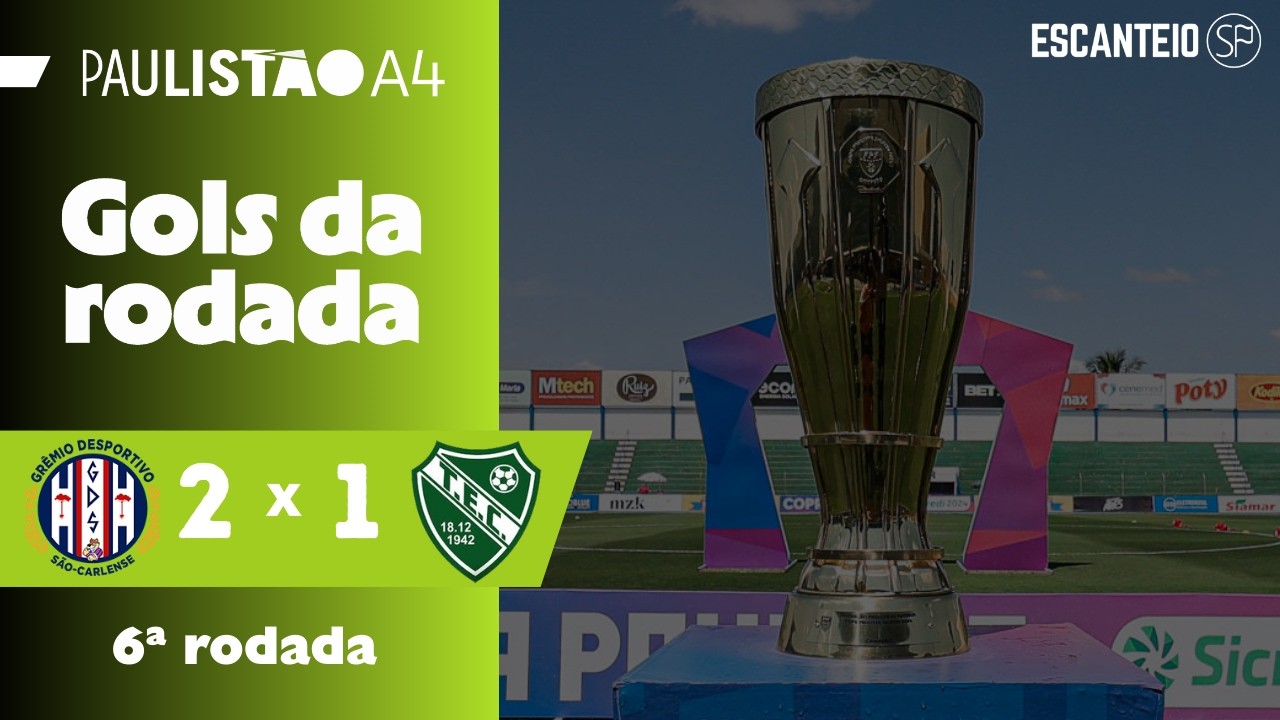 LOBO DA CENTRAL SEGUE ENTRE OS LÍDERES | São-Carlense 2 x 1 Tanabi | Gols do Paulistão Série A4 2026