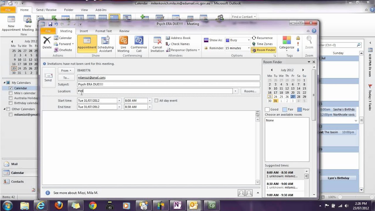 How To Send A Reminder In Outlook Calendar