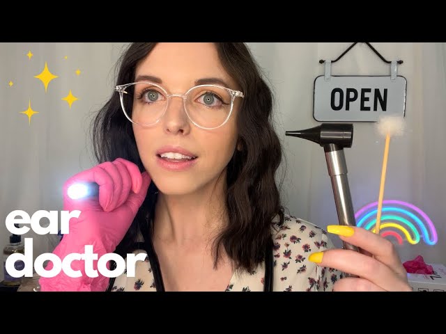 ASMR Deep Ear Cleaning & Otoscope Exam | Soft Spoken, Doctor Roleplay, Personal Attention
