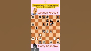 Kasparov’s Brutal Attack vs Hracek! | Yerevan Olympiad 1996 | Chess Boss Shorts