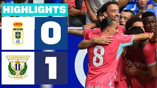 REAL OVIEDO 0 - 1 CD LEGANÉS | LALIGA HYPERMOTION HIGHLIGHTS