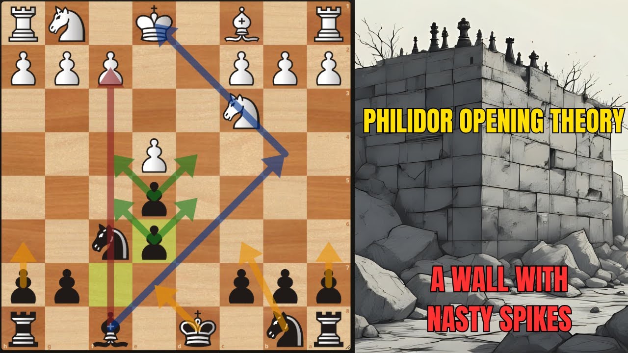Philidor Defense Theory - A Fighting Weapon For Black: Queenless Middlegame with Bc4