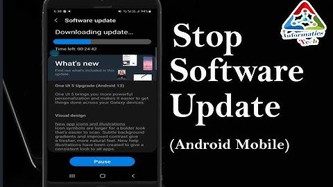 How to Disable Forced Auto Update on Samsung Phone | Automatic update software stop in Android phone