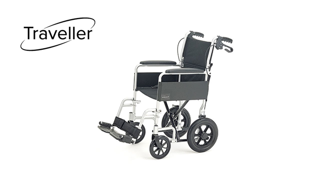 CareCo Aluminium Traveller Wheelchair - YouTube
