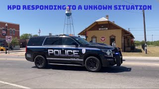 KPD Responding To A Unknown Situation.