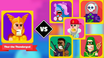 Bowmasters Thor vs All premium characters